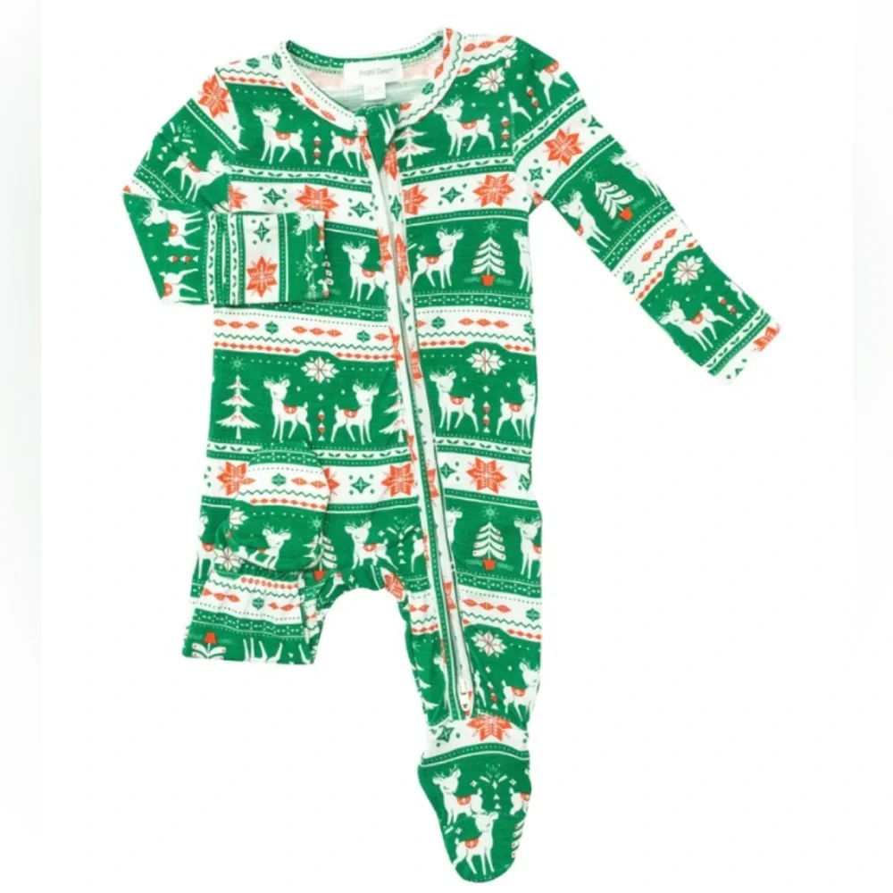 Angel Dear Viscose Holiday Footie NWT - Picture 1 of 5